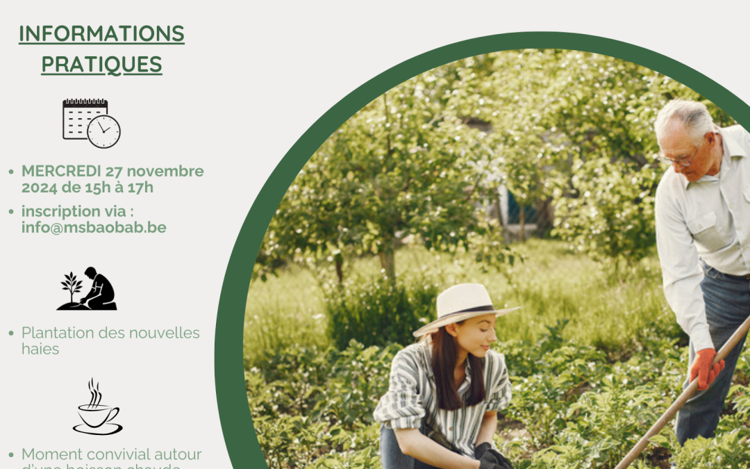 Atelier jardinage 27 novembre 2024