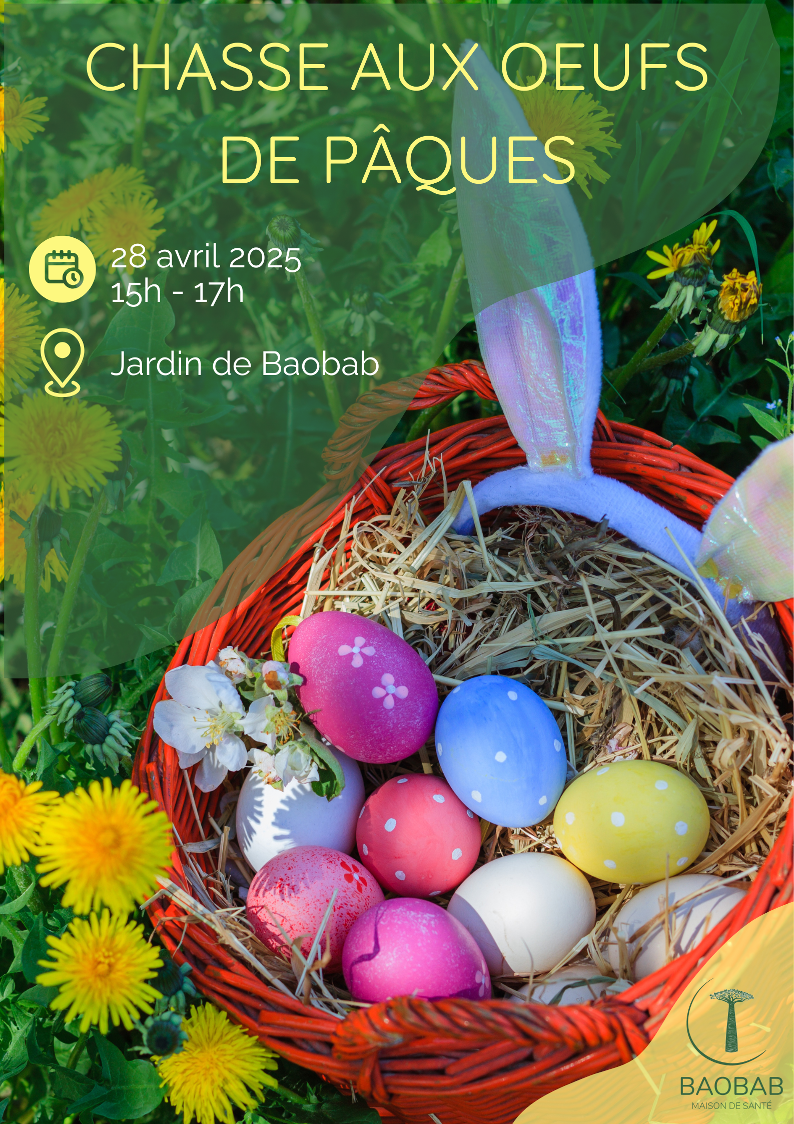 Atelier jardin & chasse aux oeufs de Pâques