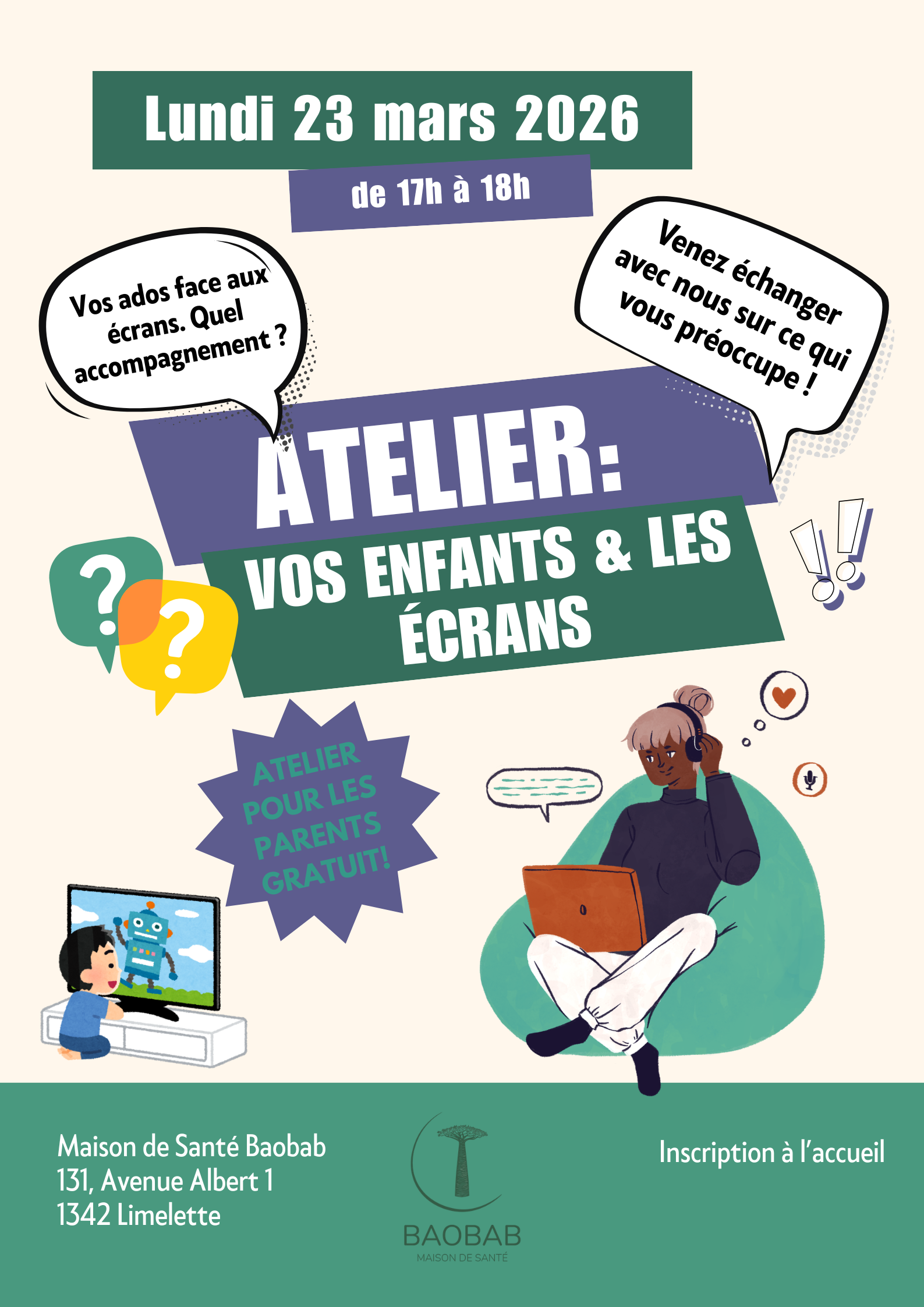 👩👦 ADOS & ÉCRANS : quel accompagnement pour nos jeunes ?